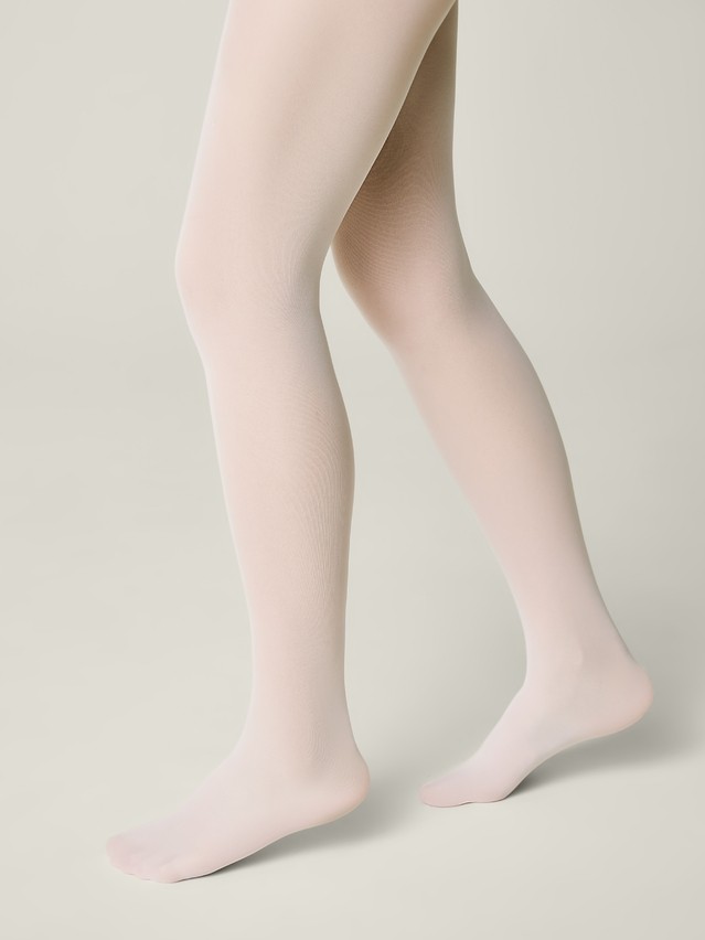 Fancy children's tights CONTE ELEGANT BALLET 60, s.104-110, bianco - 3
