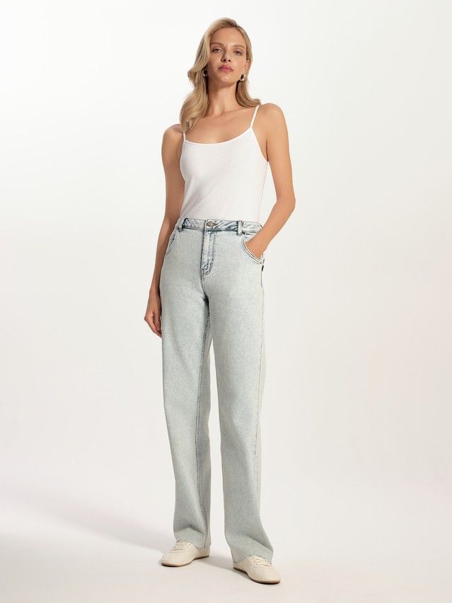 Denim trousers CONTE ELEGANT CON-786, s.170-102, light blue - 1