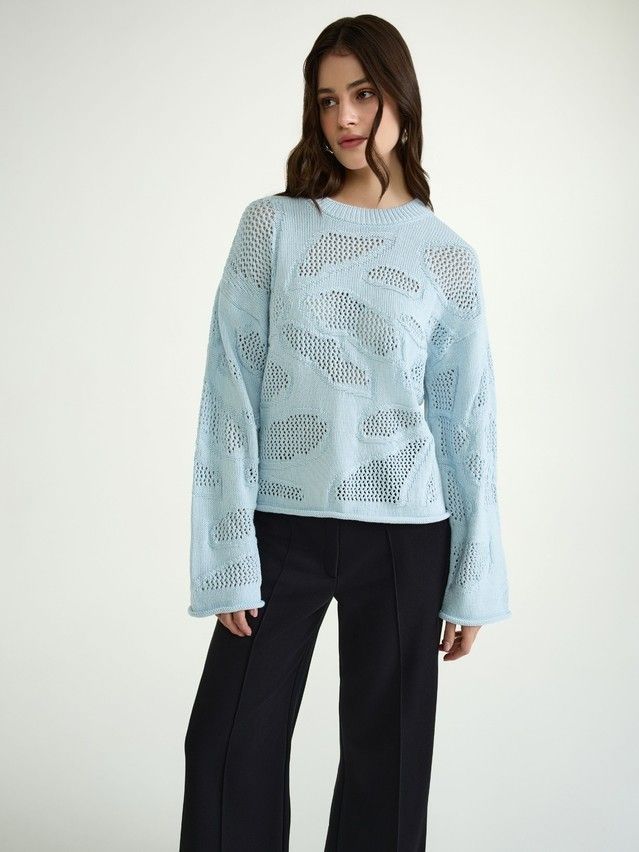 Women's pullover CONTE ELEGANT LDK2438, s.170-84, light blue - 3