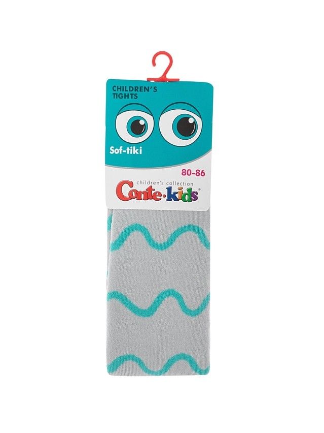 Children's tights CONTE-KIDS SOF-TIKI, s.62-74 (12),693 light grey - 4