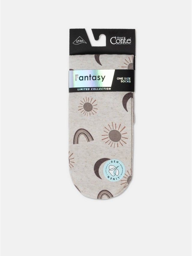Women's socks CONTE ELEGANT FANTASY, s.23-25, 397 beige - 5