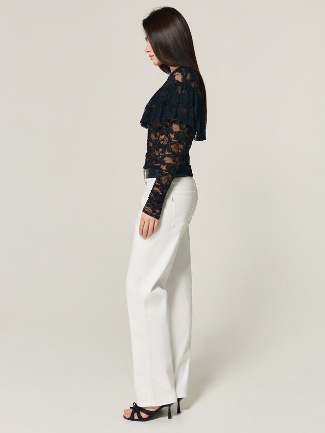 Women's polo neck shirt CONTE LD 3771, s.170-88, black - 5