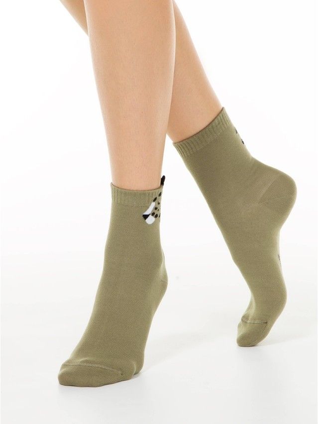 Women's socks CONTE ELEGANT CLASSIC, s.23, 249 khaki - 2