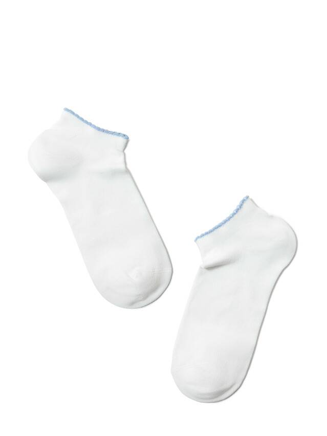 Women's socks CONTE ELEGANT ACTIVE, s.23, 041 white-blue - 2