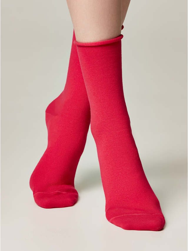 Women's socks CONTE ELEGANT COLOURS, s.23-25, 000 fuchsia - 1