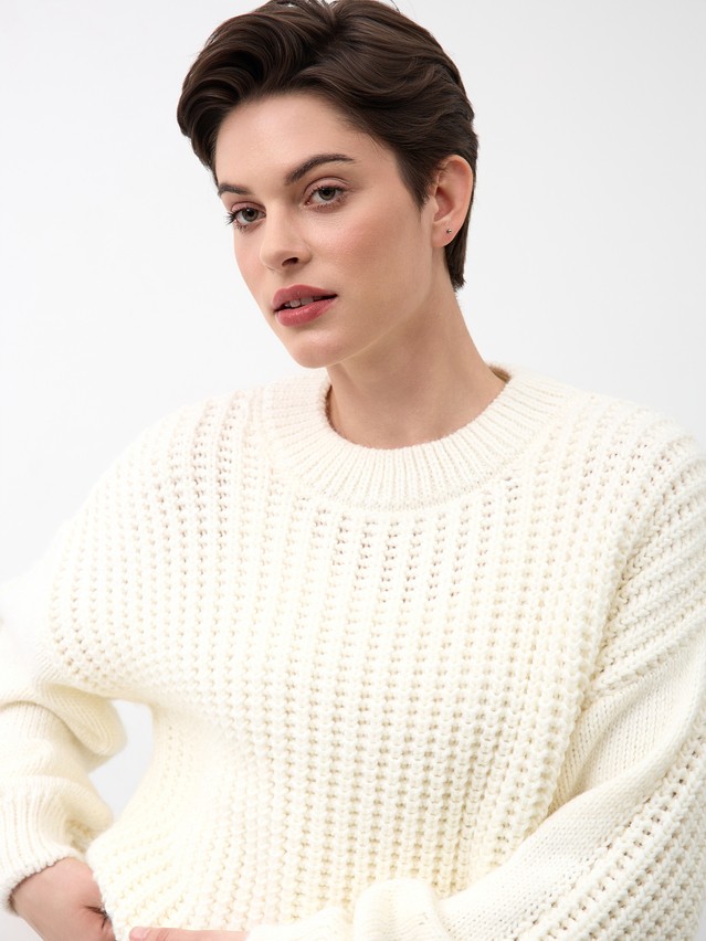 Women's pullover CONTE ELEGANT LDK24137, s.170-84, ecru - 7