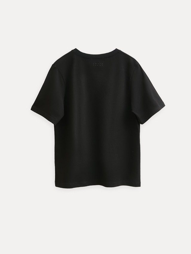 Women's polo neck shirt CONTE ELEGANT LD 3206, s.170-84, black - 5