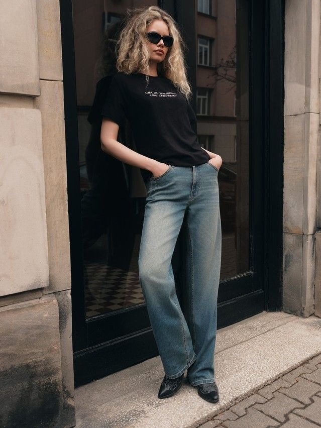 Women's polo neck shirt CONTE ELEGANT LD 3029, s.170-92, black-stvarac - 1