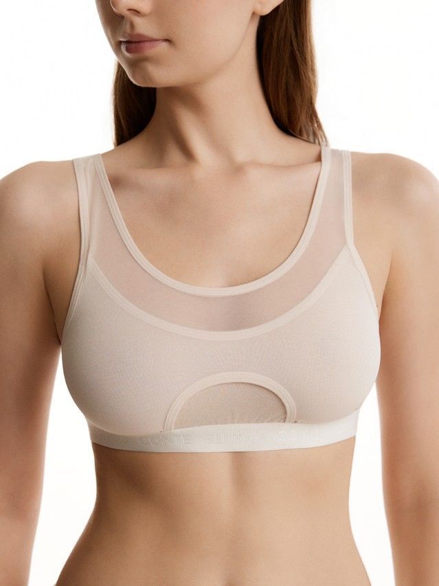Women's top CONTE DOUBLE LINES LBE 3548, s.170-84, beige - 1