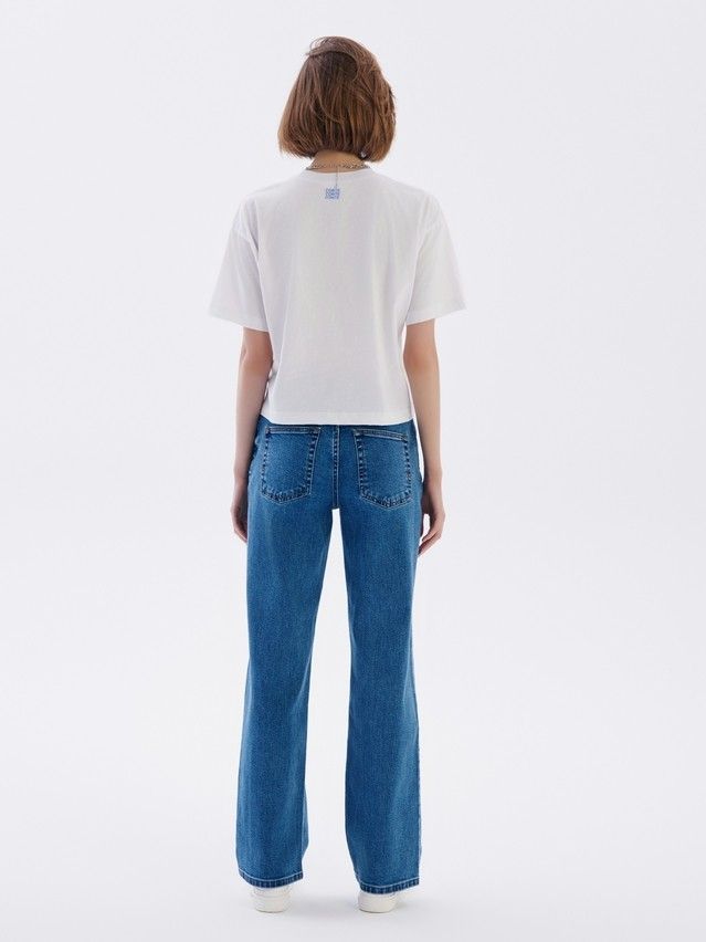 Women's polo neck shirt CONTE ELEGANT LD 2675, s.170-92, white-obsession - 3