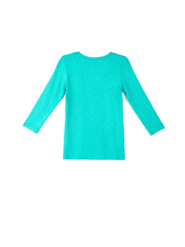 Women's polo neck shirt CONTE ELEGANT LD 478, s.158,164-100, turquoise - 3
