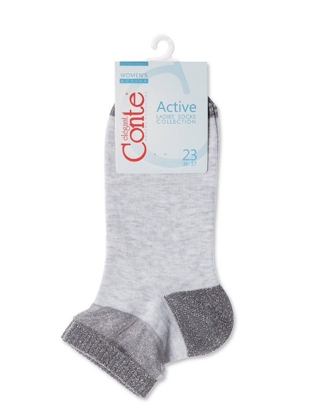 Women's socks CONTE ELEGANT ACTIVE, s.23, 207 light grey - 3
