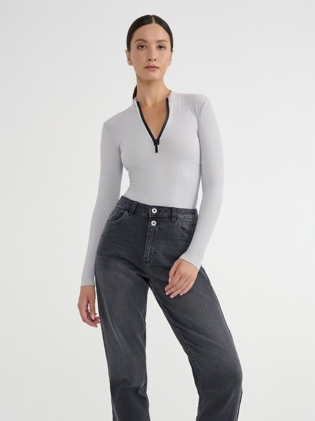 Women's bodysuit CONTE ELEGANT LBD 2789, s.170-84-90, middle grey - 2