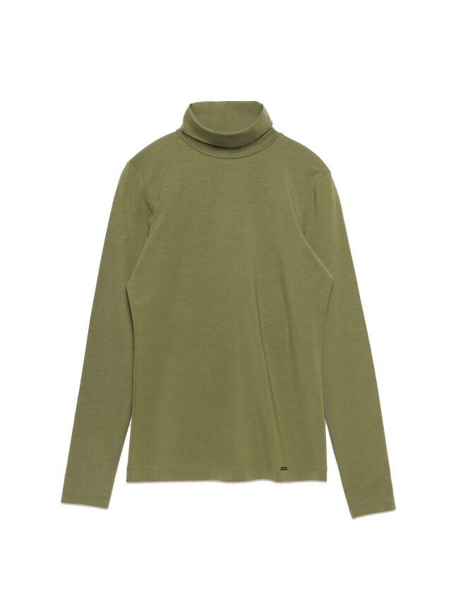 Women's polo neck shirt CONTE ELEGANT LD 1145, s.170-100, olive - 3