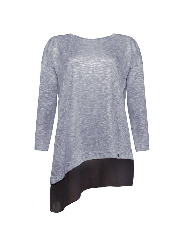 Women's polo neck shirt CONTE ELEGANT LD 608, s.170,176-100, dark blue - 1