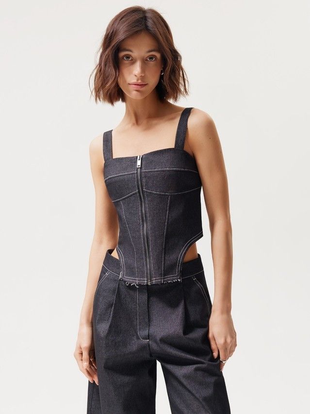 Women's vest CONTE LJL 3733, s.170-84-90, graphite - 1
