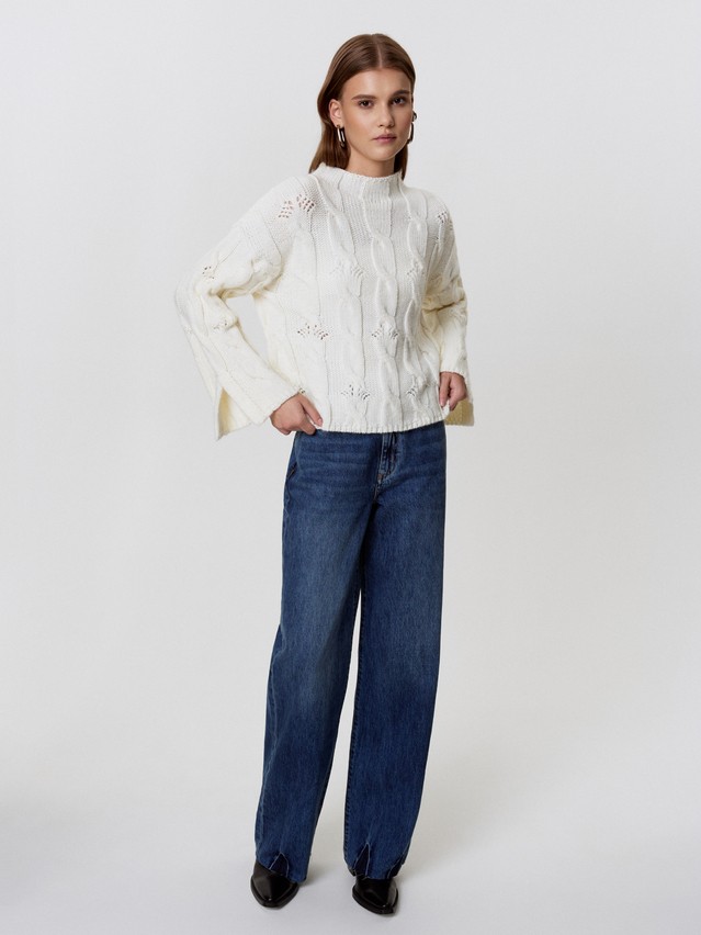 Women's pullover CONTE ELEGANT LDK24134, s.170-84, ecru - 4