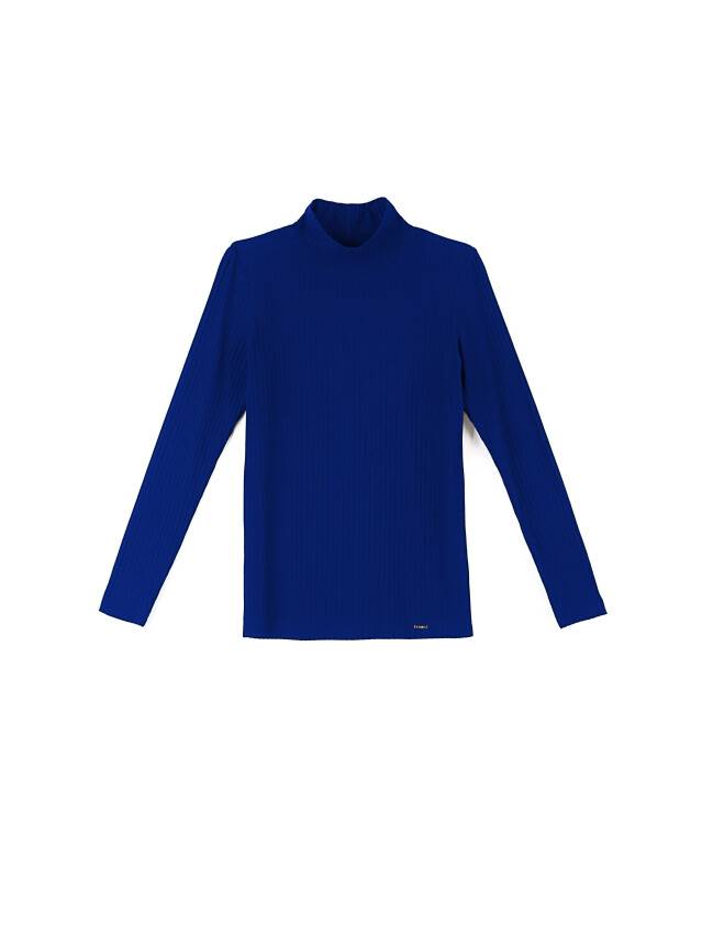 Women's polo neck shirt CONTE ELEGANT LD 822, s.170-100, electric blue - 1