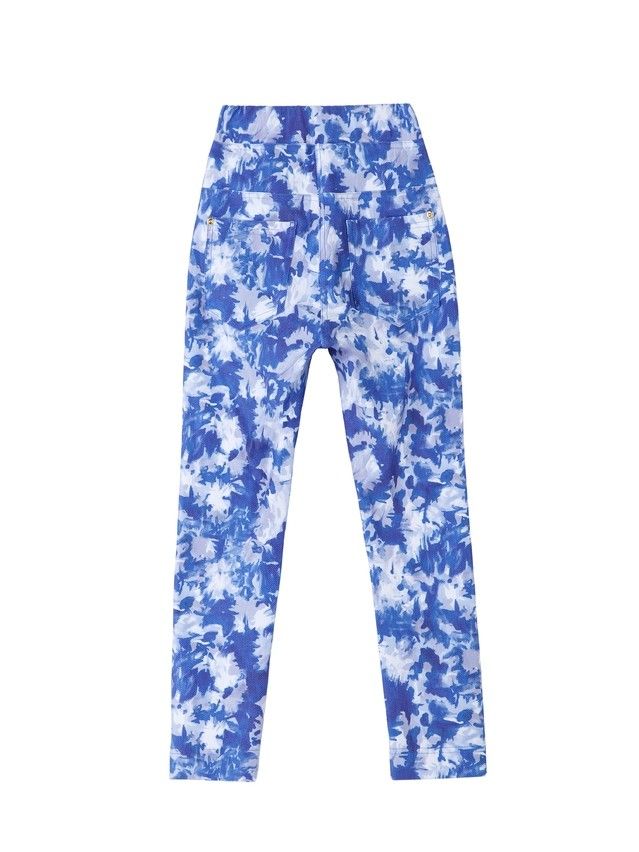 Women's knee pants CONTE ELEGANT FIOLA, s.170-90, blue-white - 4