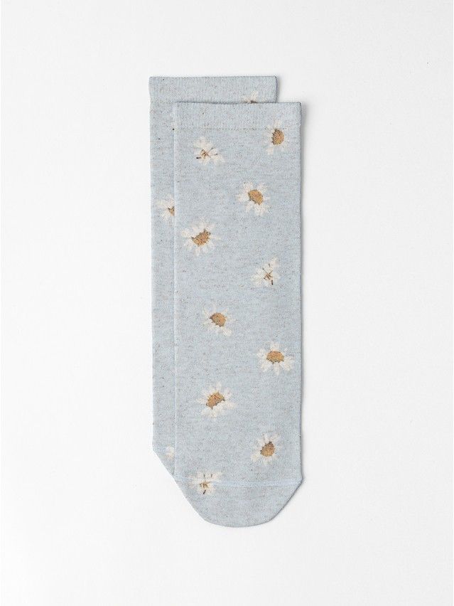 Women's socks CONTE FLOWERS, s.23-25, 1147 blue - 3