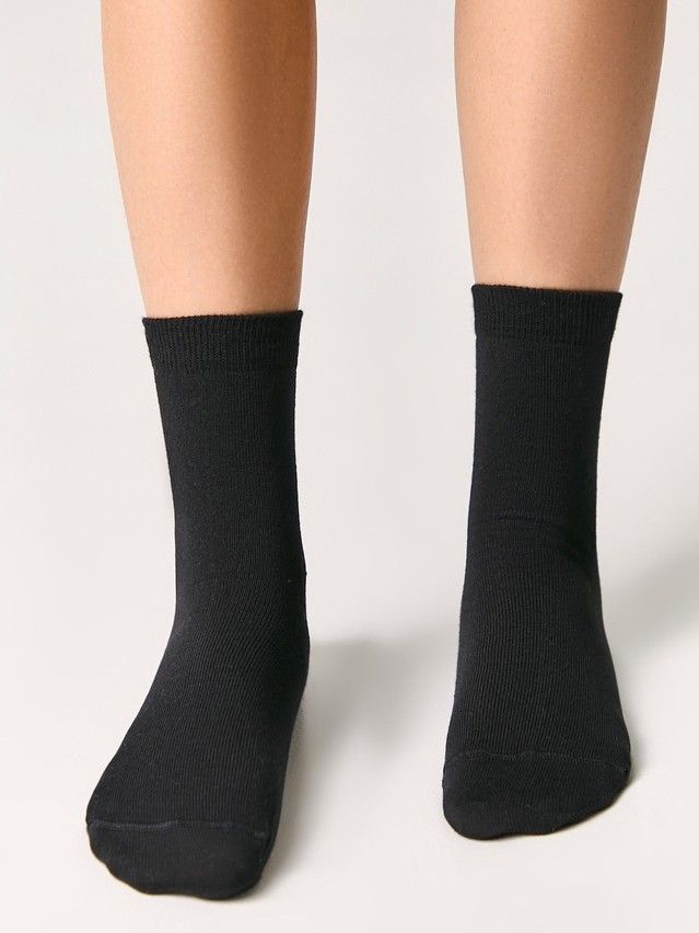Children's socks CONTE-KIDS TIP-TOP, s.24-26, 000 black - 1