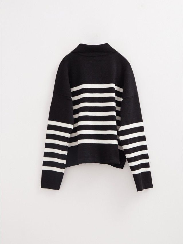 Women's pullover CONTE ELEGANT LDK2390, s.170-84, black-white - 9
