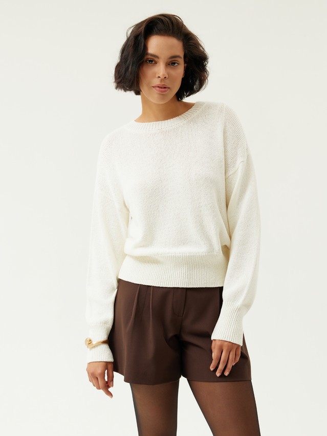 Women's pullover CONTE LDK25163, s.170-84, ecru - 4