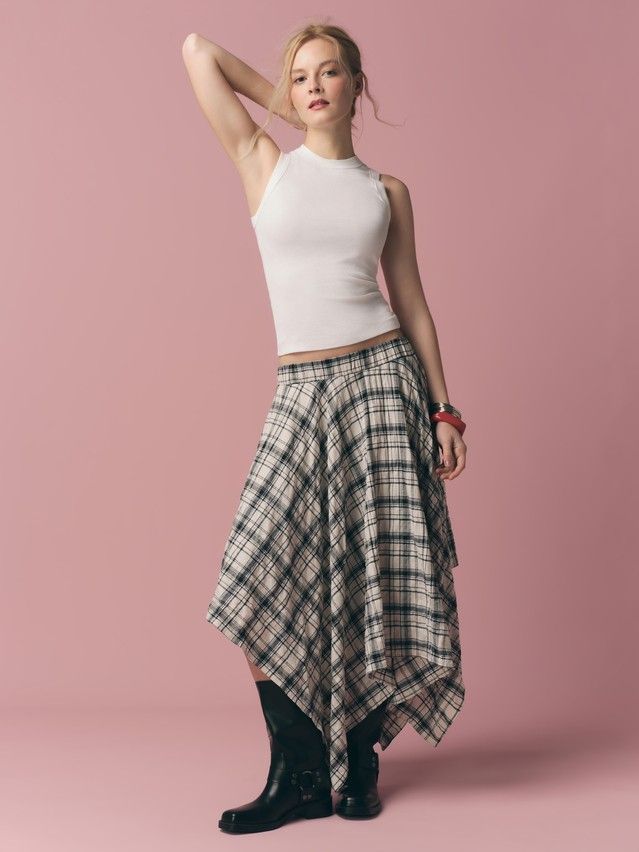 Women's skirt CONTE LU 3517, s.170-90, white-black - 1