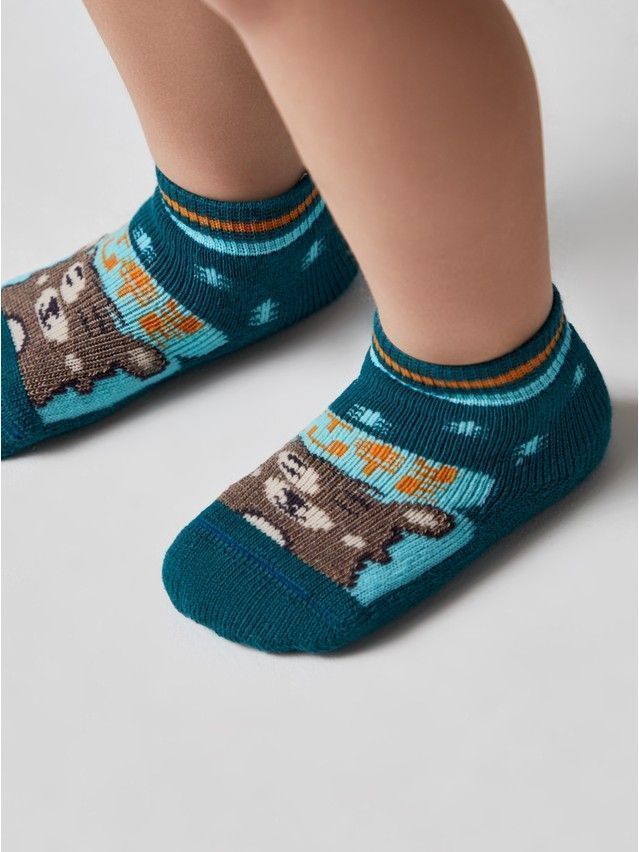 Children's socks CONTE-KIDS SOF-TIKI, s.15-17, 469 dark turquoise - 2