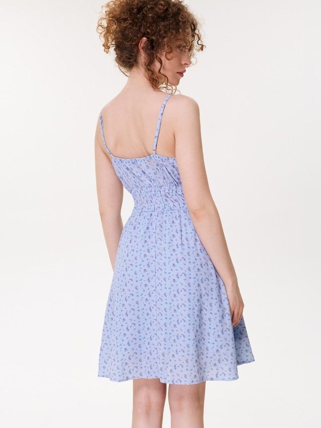Women's sundress CONTE LSF 3816, s.170-84-90, blue-flowers - 2