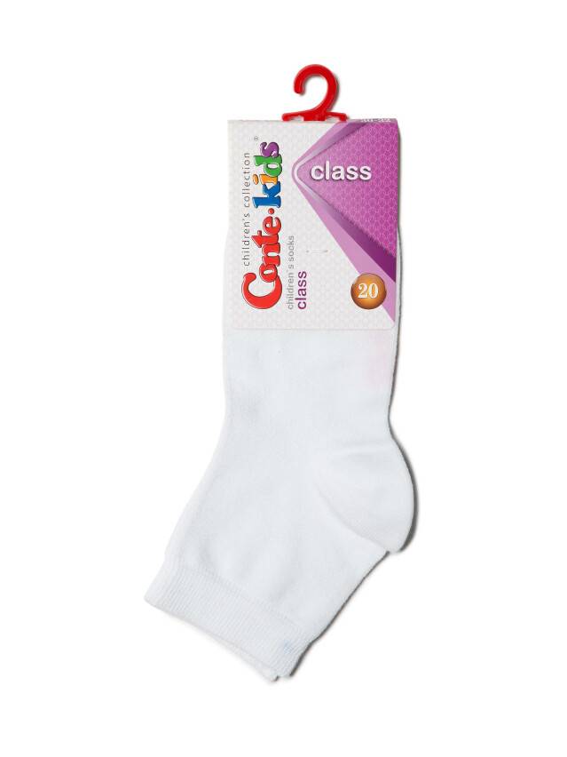 Children's socks CONTE-KIDS CLASS, s.30-32, 150 white - 2