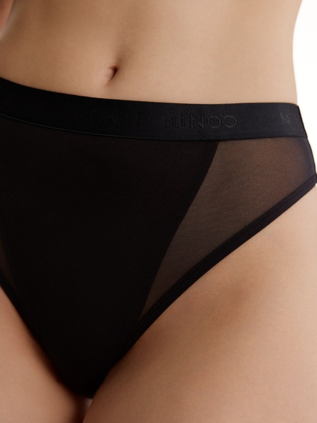 Women's panties CONTE DOUBLE LINES LBR 3549, s.90, black - 4