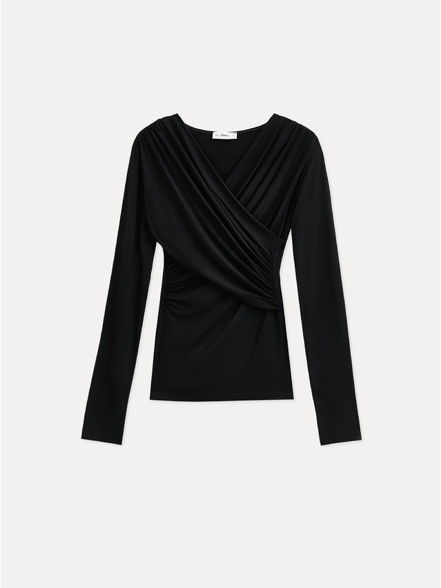 Women's polo neck shirt CONTE LD 3298, s.170-84, black - 1