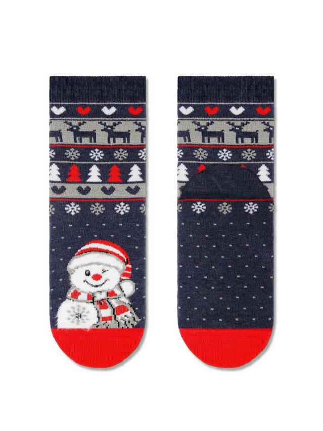 Children's socks CONTE-KIDS NEW YEAR, s.24-29, 380 navy - 1