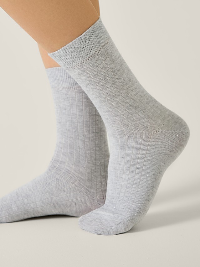 Women's socks CONTE ELEGANT CLASSIC, s.23-25, 784 light grey - 2