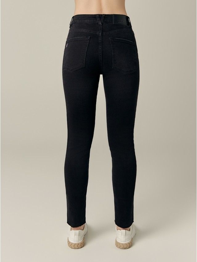 Denim trousers CONTE ELEGANT CON-671, s.170-102, black - 6