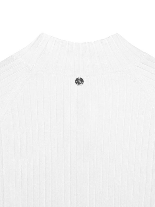 Women's polo neck shirt CONTE ELEGANT LDK060, s.170-84, off-white - 6
