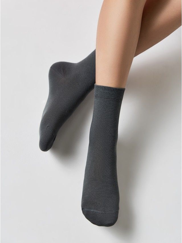 Children's socks CONTE-KIDS TIP-TOP, s.24-26, 000 dark grey - 1