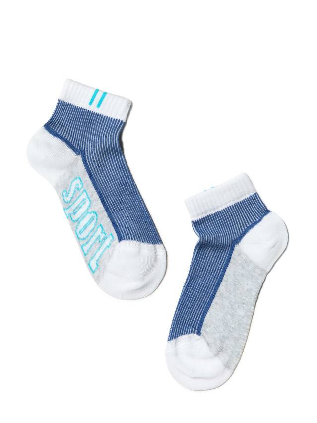 Children's socks CONTE-KIDS ACTIVE, s.21-23, 309 white-blue - 1
