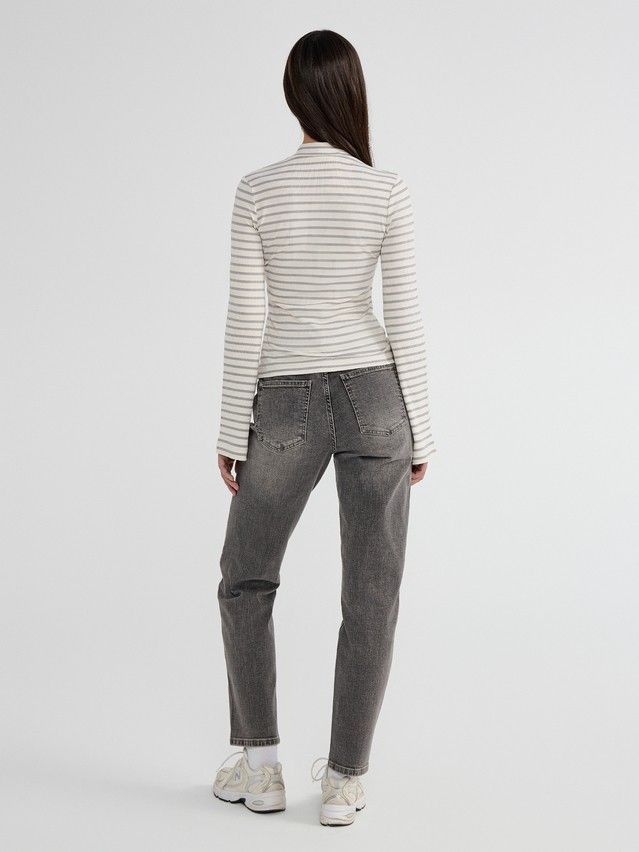 Denim trousers CONTE ELEGANT CON-663, s.170-102, grey - 3