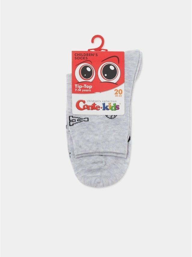 Children's socks CONTE-KIDS TIP-TOP, s.20, 981 light grey - 7