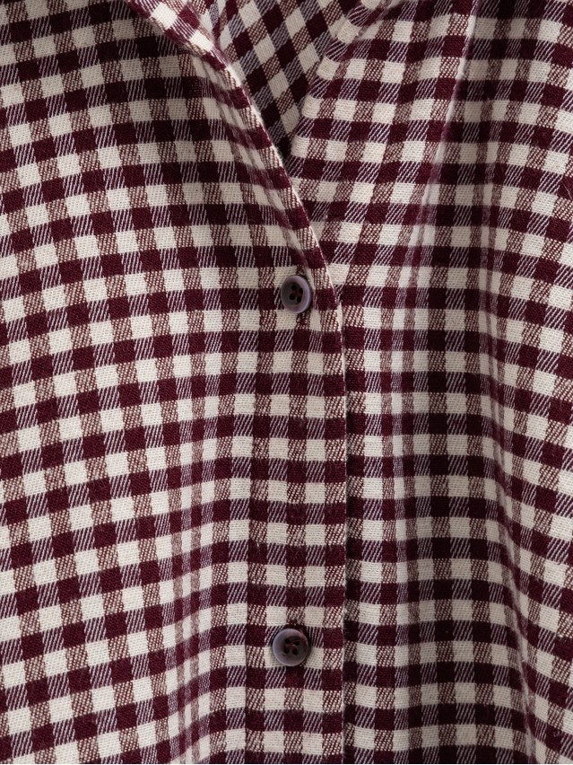 Women's shirt CONTE LRU 3612, s.170-84-90, burgundy-ecru check - 8