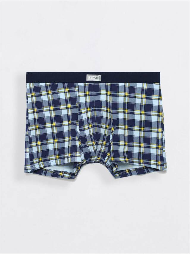 Men's underpants DIWARI SHAPE MSH 814, s.78,82, royal blue-yellow - 1