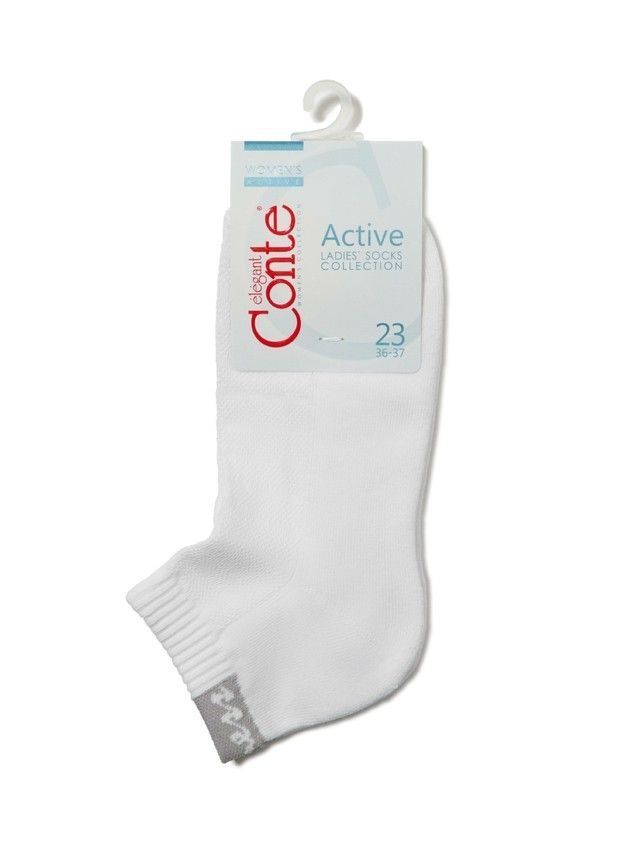 Women's socks CONTE ELEGANT ACTIVE, s.23, 091 white - 3