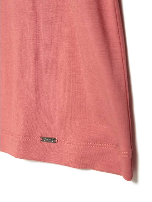 Women's polo neck shirt CONTE ELEGANT LD 1025, s.170-100, burnt coral - 5