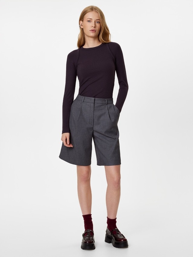 Women's polo neck shirt CONTE LD 3366, s.170-84, graphite - 2
