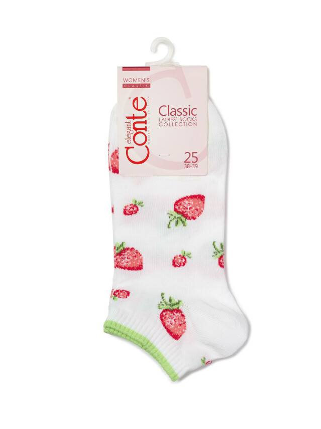 Women's socks CONTE ELEGANT CLASSIC, s.23, 109 white - 3