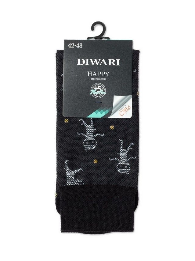Men's socks DiWaRi HAPPY, s.25, 149 black - 2