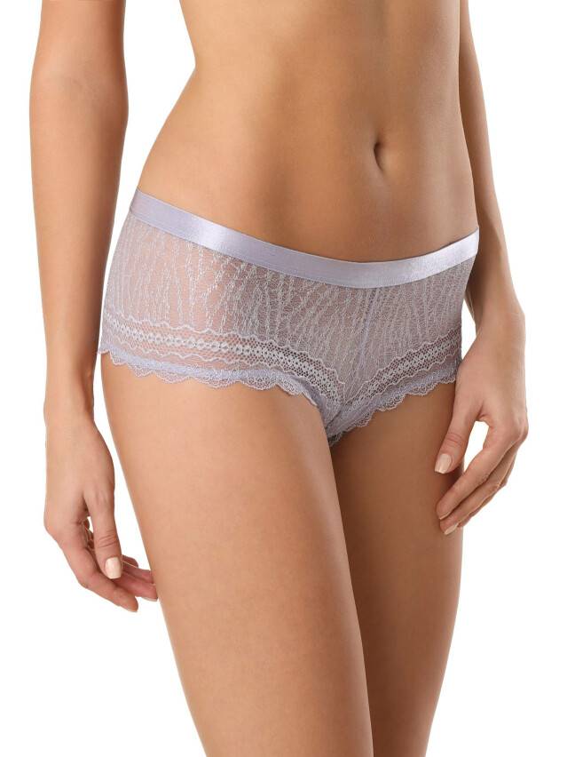 Panties for women FLIRTY LSH 1019 (packed on mini-hanger),s.90, grey-lilac - 1