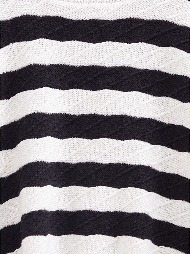 Women's pullover CONTE ELEGANT LDK2399, s.170-84, white-black - 9